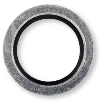 Metalinis sandarinimo žiedas su guma 12.7x18x1.5mm